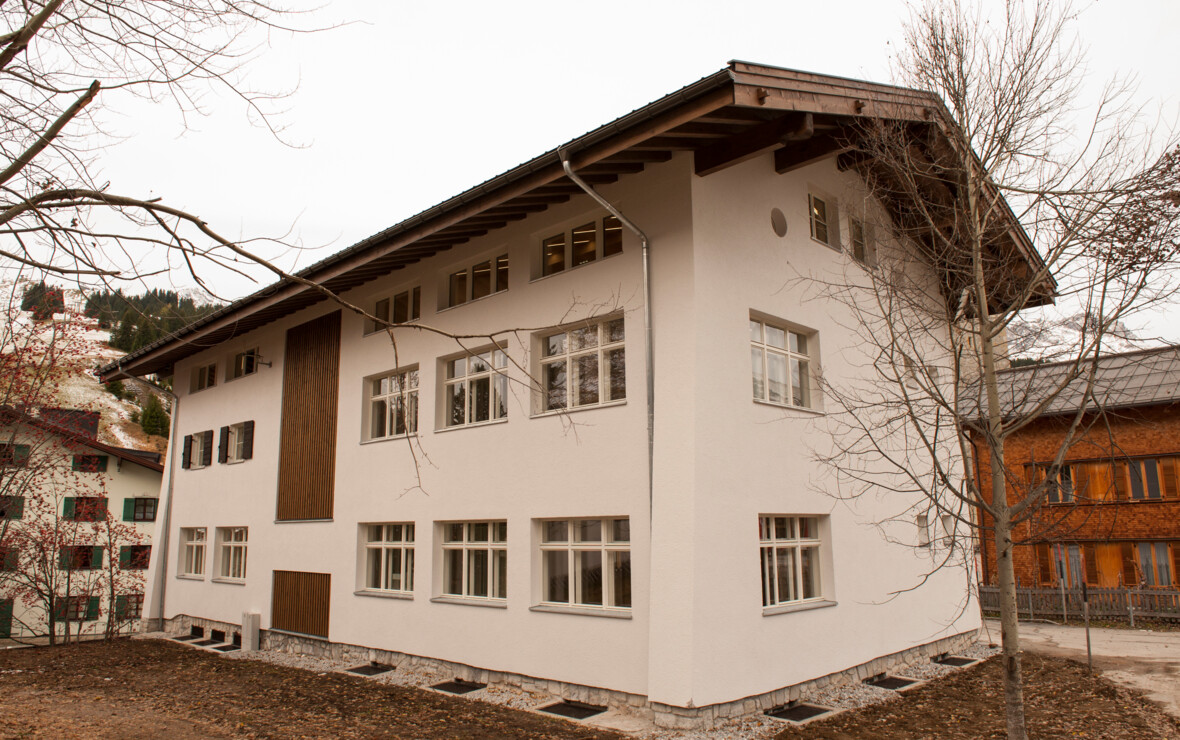 Haus des Kindes Lech Generalsanierung Aussenansicht Haus des Kindes Lech Generalsanierung Aussenansicht