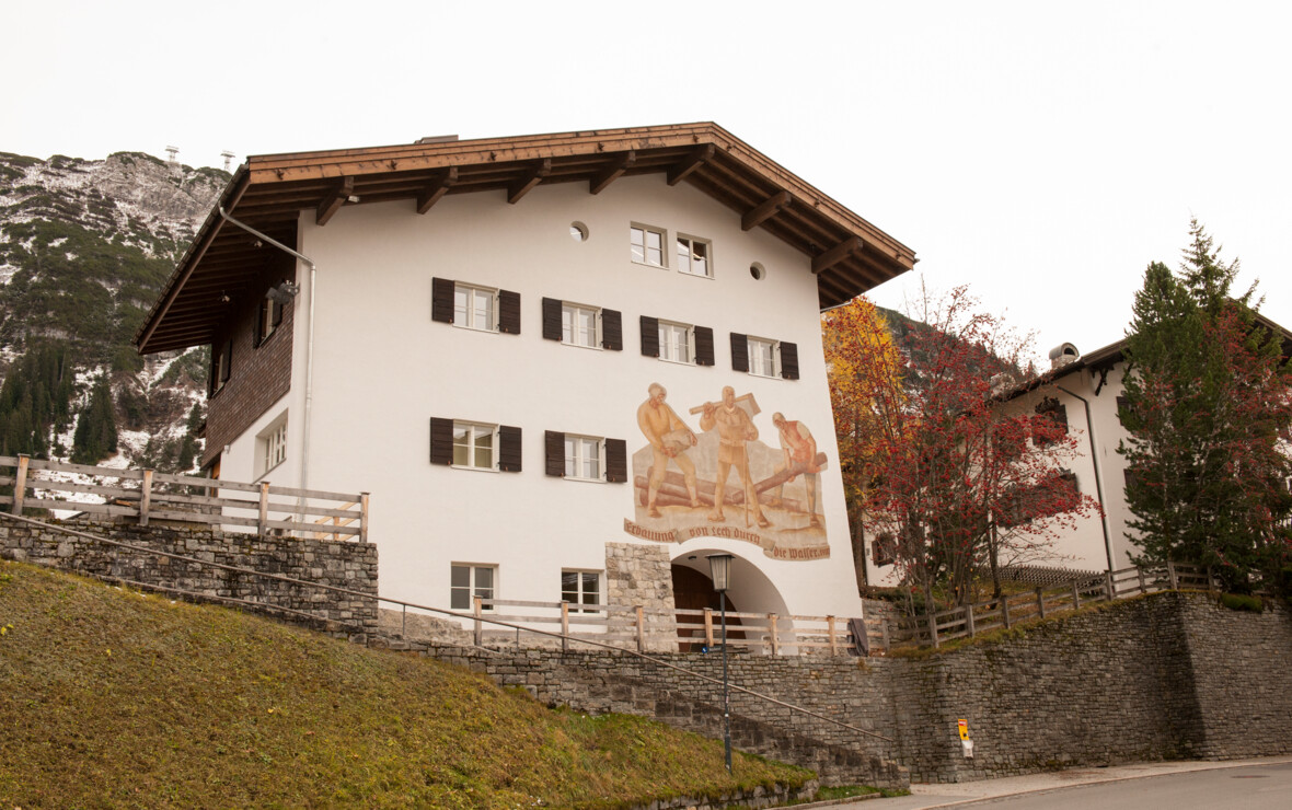 Haus des Kindes Lech Generalsanierung Aussenansicht 2 Haus des Kindes Lech Generalsanierung Aussenansicht 2