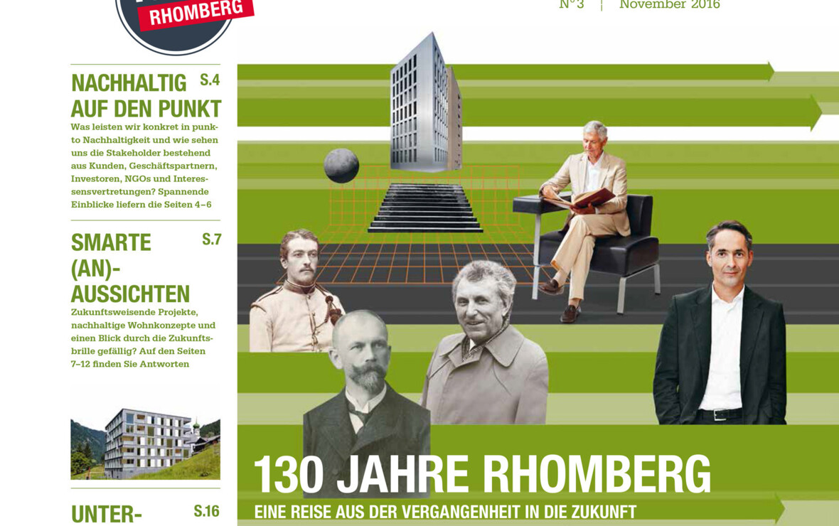 Gewinner mit 28 Seiten: Der „SinnEntFalter“ der Rhomberg Gruppe wurde in Berlin im Rahmen des „Econ Megaphon Award 2018“ ausgezeichnet. Gewinner mit 28 Seiten: Der „SinnEntFalter“ der Rhomberg Gruppe wurde in Berlin im Rahmen des „Econ Megaphon Award 2018“ ausgezeichnet.