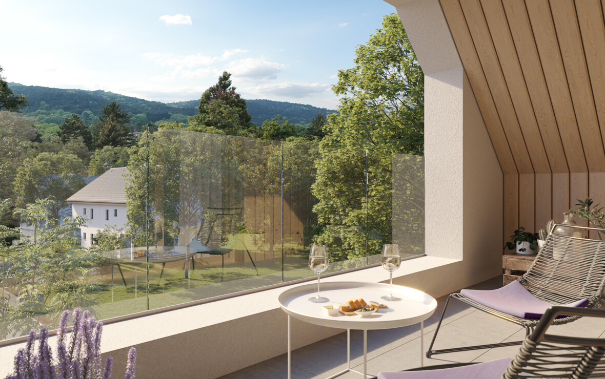 Duett Loggia Masterbedroom mit Blick nach draußen Duett Loggia Masterbedroom mit Blick nach draußen