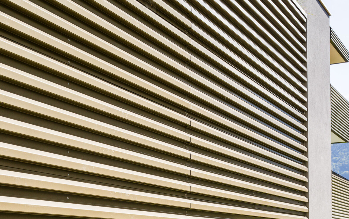 Wohnanlage Bahnhofsstrasse Vandans aussen Fassade Wohnanlage Bahnhofsstrasse Vandans aussen Fassade