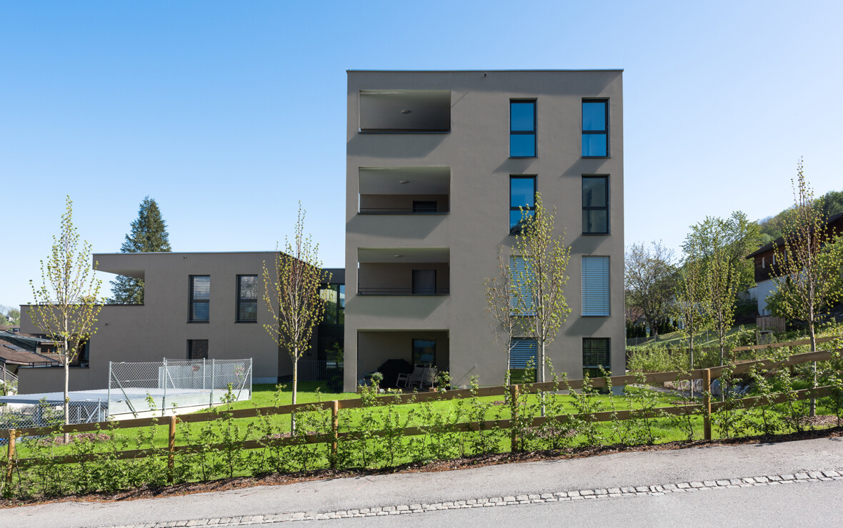 Wohnanlage Alte Landstraße, Feldkirch (© studioWälder) Wohnanlage Alte Landstraße, Feldkirch (© studioWälder)