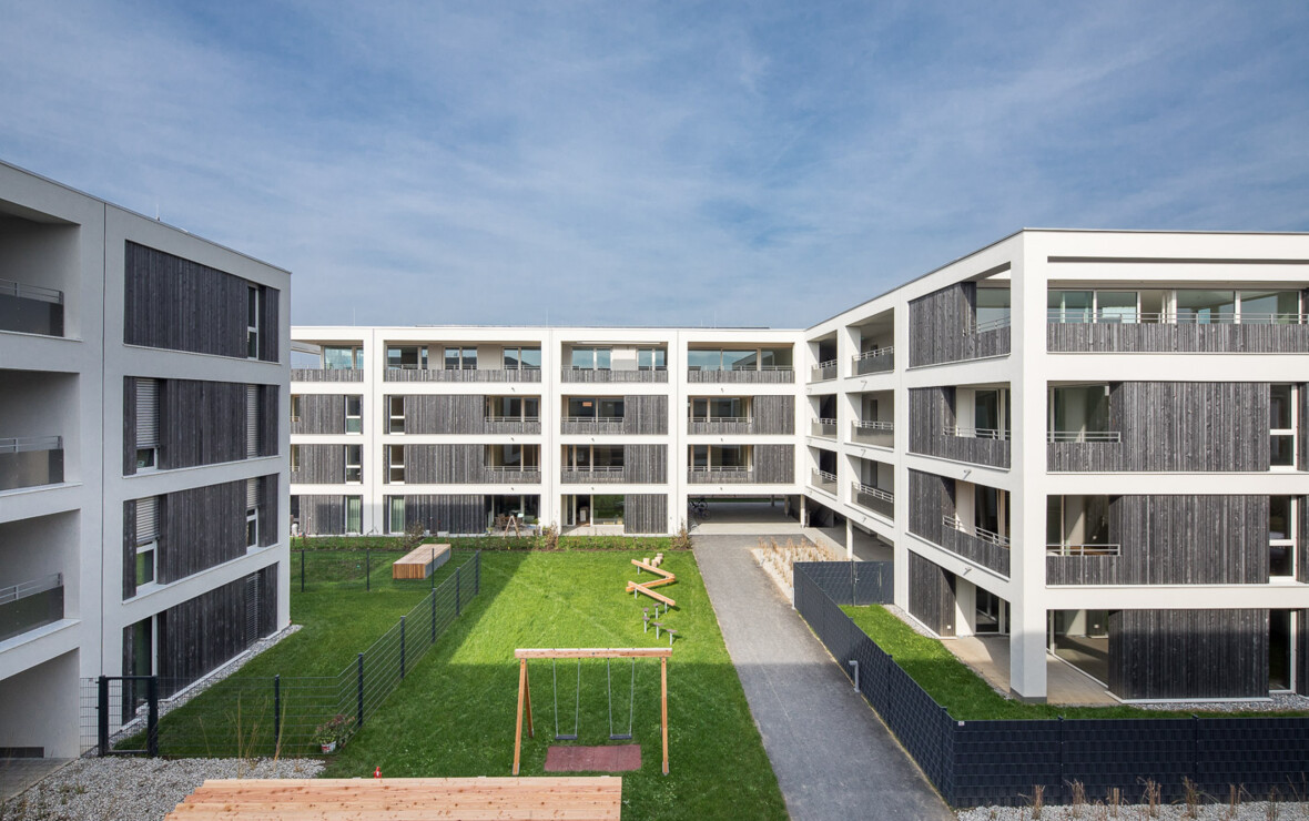 Wohnanlage St. Gebhardstraße, Bregenz (© Walser) Wohnanlage St. Gebhardstraße, Bregenz (© Walser)