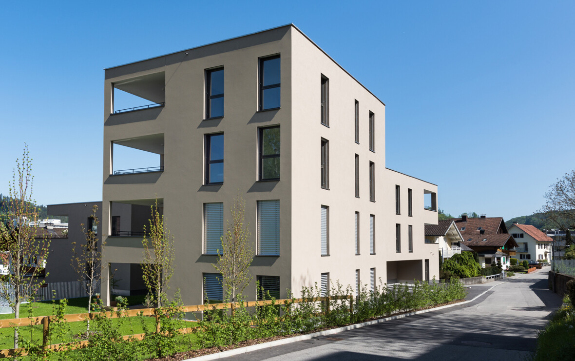 Wohnanlage Alte Landstraße, Feldkirch (© studioWälder) Wohnanlage Alte Landstraße, Feldkirch (© studioWälder)