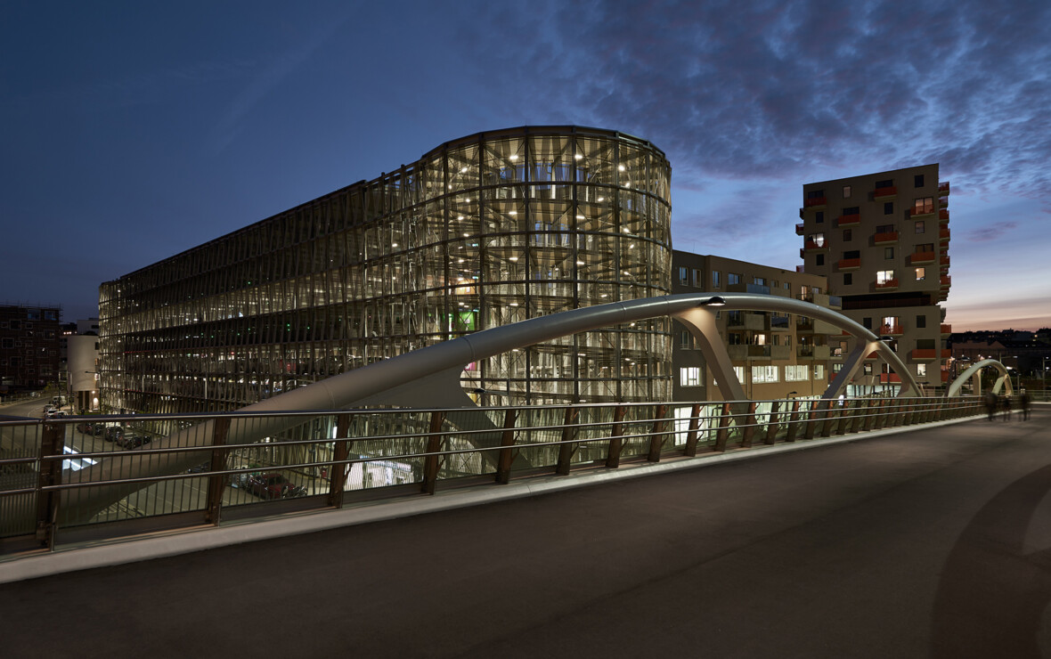 Als Hauptparkplätze für das Quartier werden die Hochgaragen “Hauptbahnhof 1&2” überwiegend den lokalen Bedarf decken.