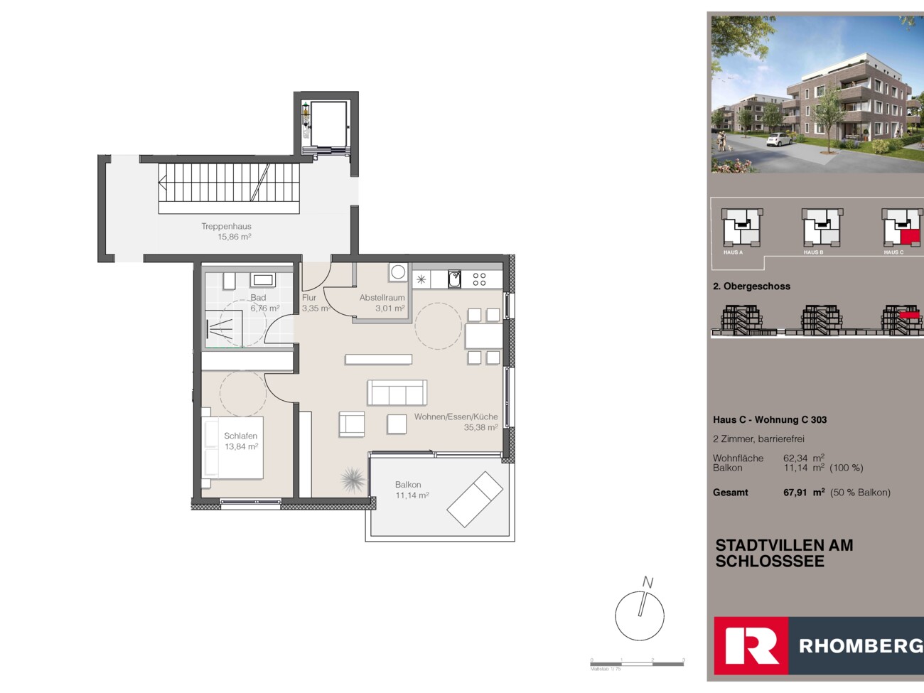 Stadtvillen Am Schlosssee Wohnung C 303 Rhomberg Bau Gmbh