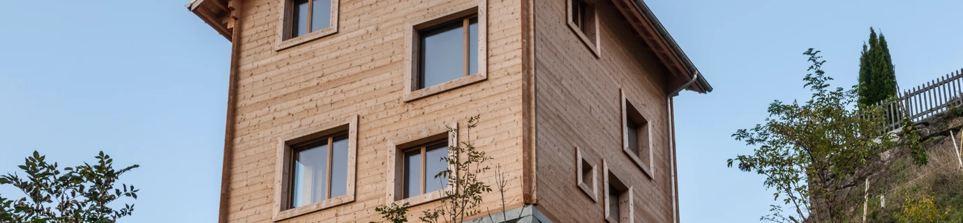 Einfamilienhaus Hoerler Sohm-HolzBautechnik Aussenansicht