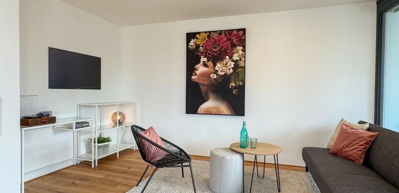 WA Kreuzgasse Musterwohnung Wohnzimmer