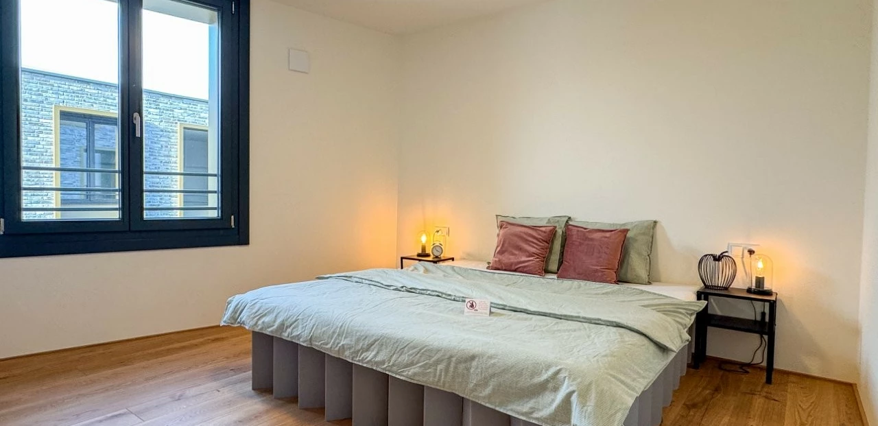 WA Kreuzgasse Musterwohnung Schlafzimmer