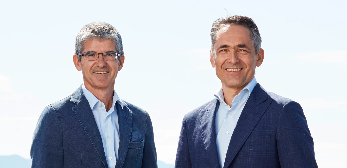 Mag. Ernst Thurnher und DI Hubert Rhomberg
