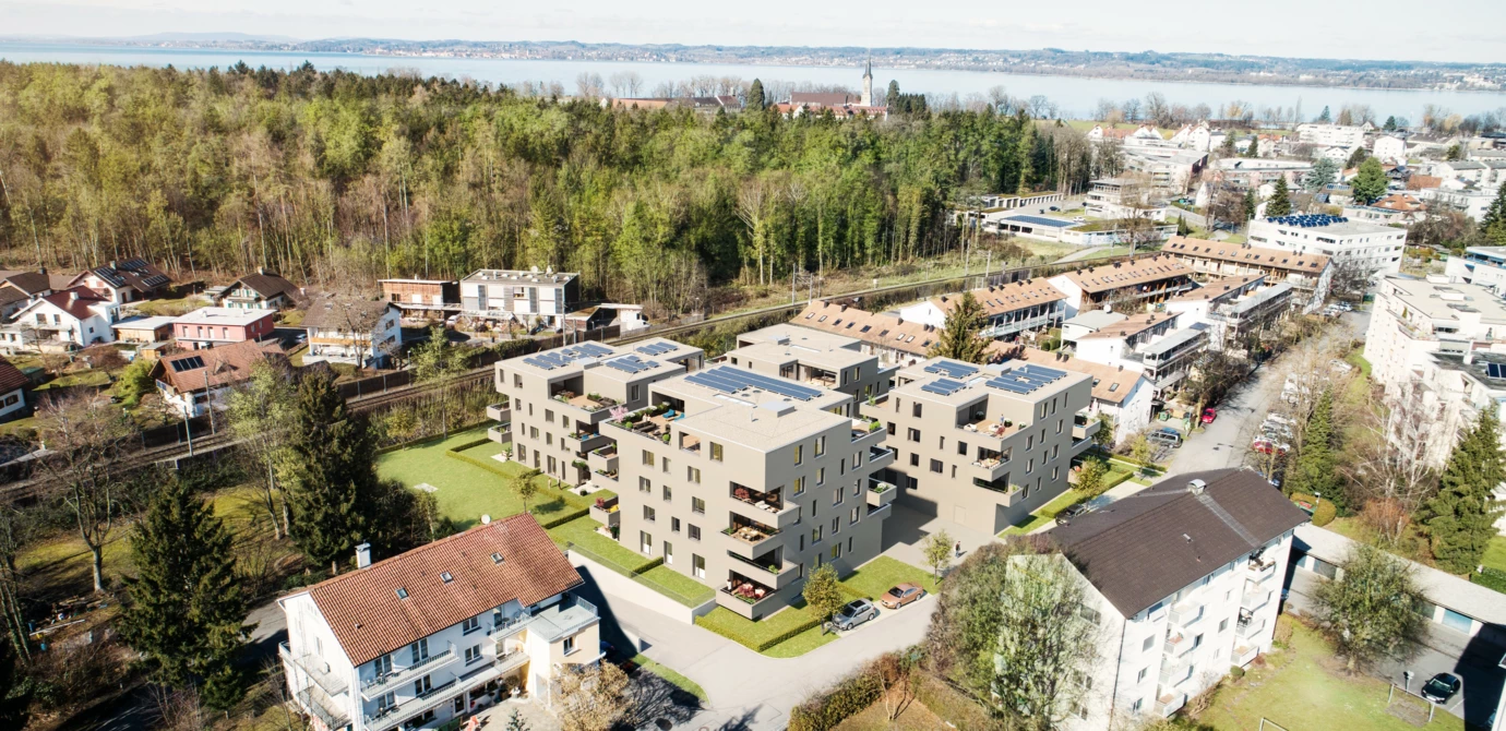 Wuhrbaumweg Aussenansicht Vogelperspektive