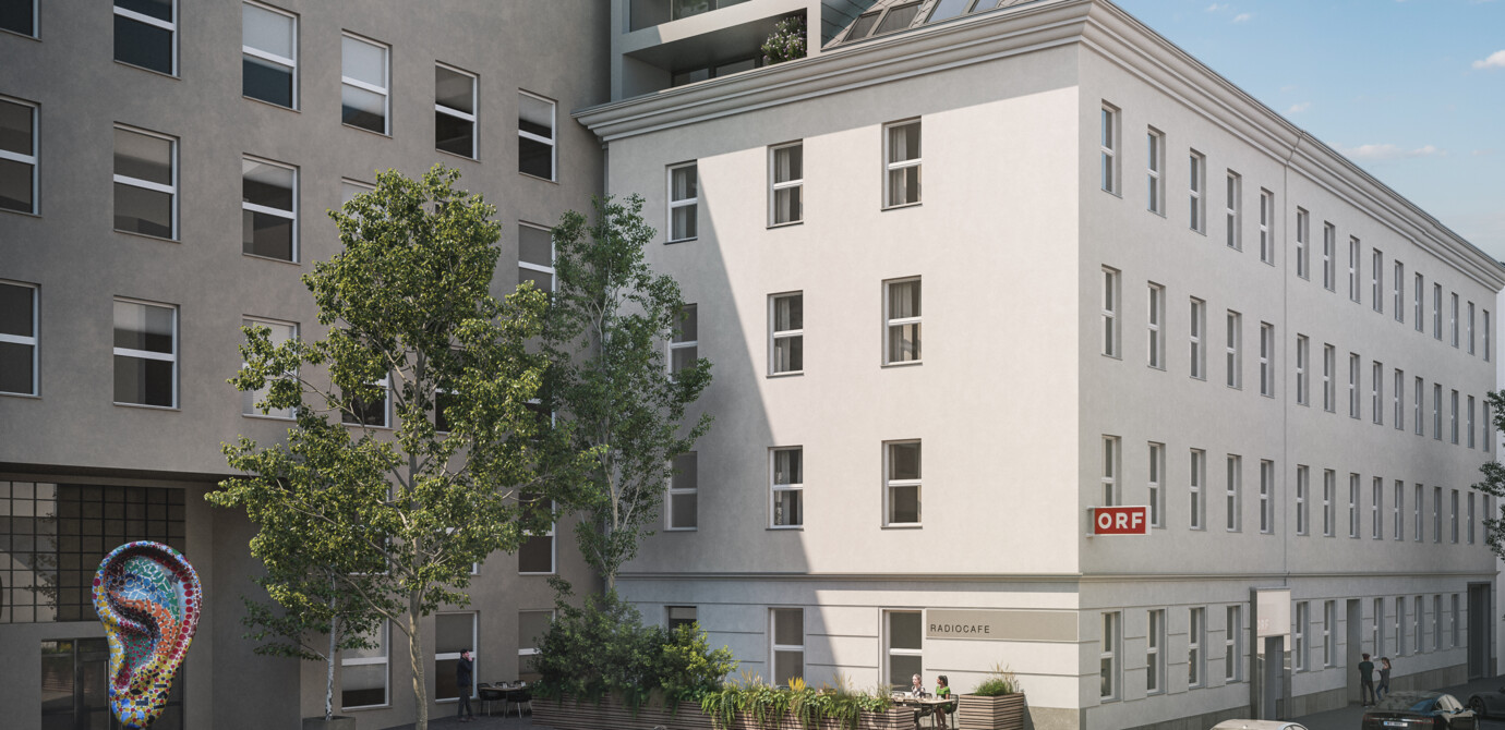 210427 Funkhaus BT D Aussen Strasse Glasgeländer