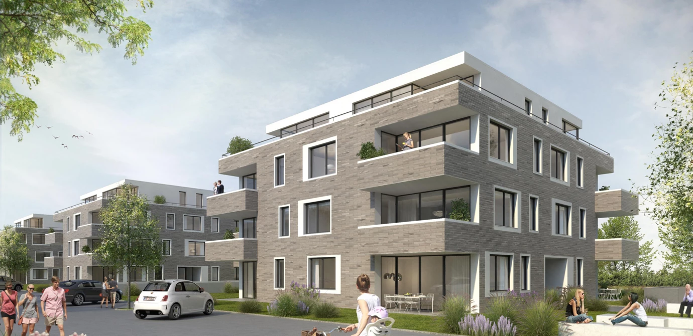 Die neue Mitte: Visualisierungen der geplanten Stadtvillen am Schlosssee in Salem.