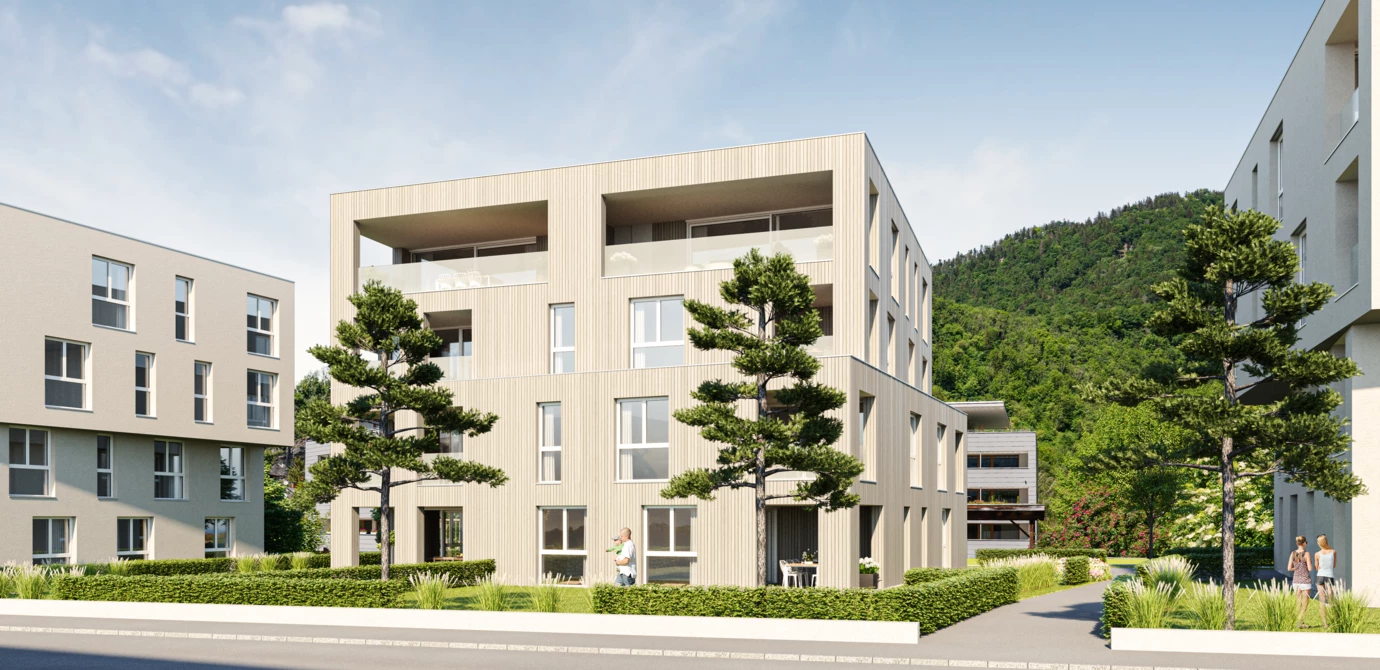 Zürcherstraße Rendering Aussenansicht