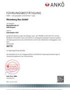 ANKÖ Führungszertifikat 2023 Rhomberg Bau GmbH ANKÖ Führungszertifikat 2023 Rhomberg Bau GmbH