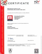 ISO 9001 QM, ISO 14001 EM Rhomberg Group ISO 9001 QM, ISO 14001 EM Rhomberg Group