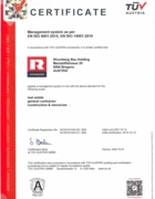 ISO 9001 QM, ISO 14001 EM Rhomberg Group ISO 9001 QM, ISO 14001 EM Rhomberg Group