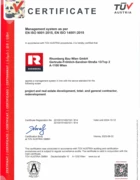 ISO 9001 QM, ISO 14001 UM Rhomberg Bau Wien GmbH EN