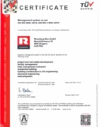 ISO 9001 QM, ISO 14001 EM Rhomberg Bau GmbH ISO 9001 QM, ISO 14001 EM Rhomberg Bau GmbH