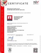 ISO 9001 QM, ISO 14001 EM Rhomberg Bau GmbH