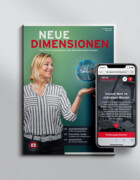 Kund:innenmagazin „Neue Dimensionen“ 2021 erschienen