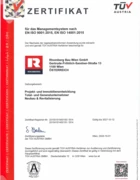 ISO 9001 QM, ISO 14001 UM Rhomberg Bau Wien GmbH ISO 9001 QM, ISO 14001 UM Rhomberg Bau Wien GmbH