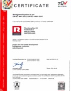 ISO 9001 QM, ISO 14001 EM Rhomberg Bau AG Switzerland
