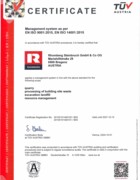 ISO 9001 QM, ISO 14001 EM Rhomberg Steinbruch GmbH & Co OG ISO 9001 QM, ISO 14001 EM Rhomberg Steinbruch GmbH & Co OG