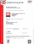 ISO 9001 QM, ISO 14001 EM Rhomberg Steinbruch GmbH & Co OG ISO 9001 QM, ISO 14001 EM Rhomberg Steinbruch GmbH & Co OG