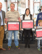 Von der Glücksfee geküsst: Gewinner des Rhomberg Bau com:bau-Gewinnspiels
