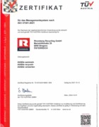 ISO 19600 CM Compliance Management Rhomberg Recycling GmbH ISO 19600 CM Compliance Management Rhomberg Recycling GmbH