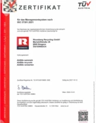 ISO 19600 CM Compliance Management Rhomberg Recycling GmbH ISO 19600 CM Compliance Management Rhomberg Recycling GmbH