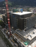The bird has landed: First helicopter lands on the Dornbirn Hospital