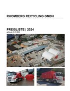 Preisliste Rhomberg Recycling 2022