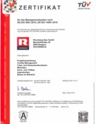 ISO 9001 QM, ISO 14001 UM Rhomberg Bau GmbH ISO 9001 QM, ISO 14001 UM Rhomberg Bau GmbH