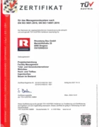 ISO 9001 QM, ISO 14001 UM Rhomberg Bau GmbH ISO 9001 QM, ISO 14001 UM Rhomberg Bau GmbH