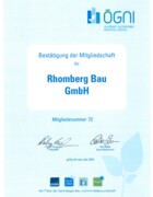 ÖGNI Ethische Unternehmenszertifizierung Rhomberg Bau GmbH D ÖGNI Ethische Unternehmenszertifizierung Rhomberg Bau GmbH D