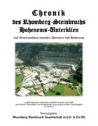 Chronik des Steinbruchs Hohenems-Unterklien Chronik des Steinbruchs Hohenems-Unterklien