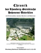 Chronik des Steinbruchs Hohenems-Unterklien Chronik des Steinbruchs Hohenems-Unterklien