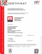 ISO 9001 QM, ISO 14001 UM Rhomberg Bau GmbH D