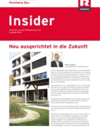 Insider Ausgabe 2016: Aktuelles von der Rhomberg Bau AG
