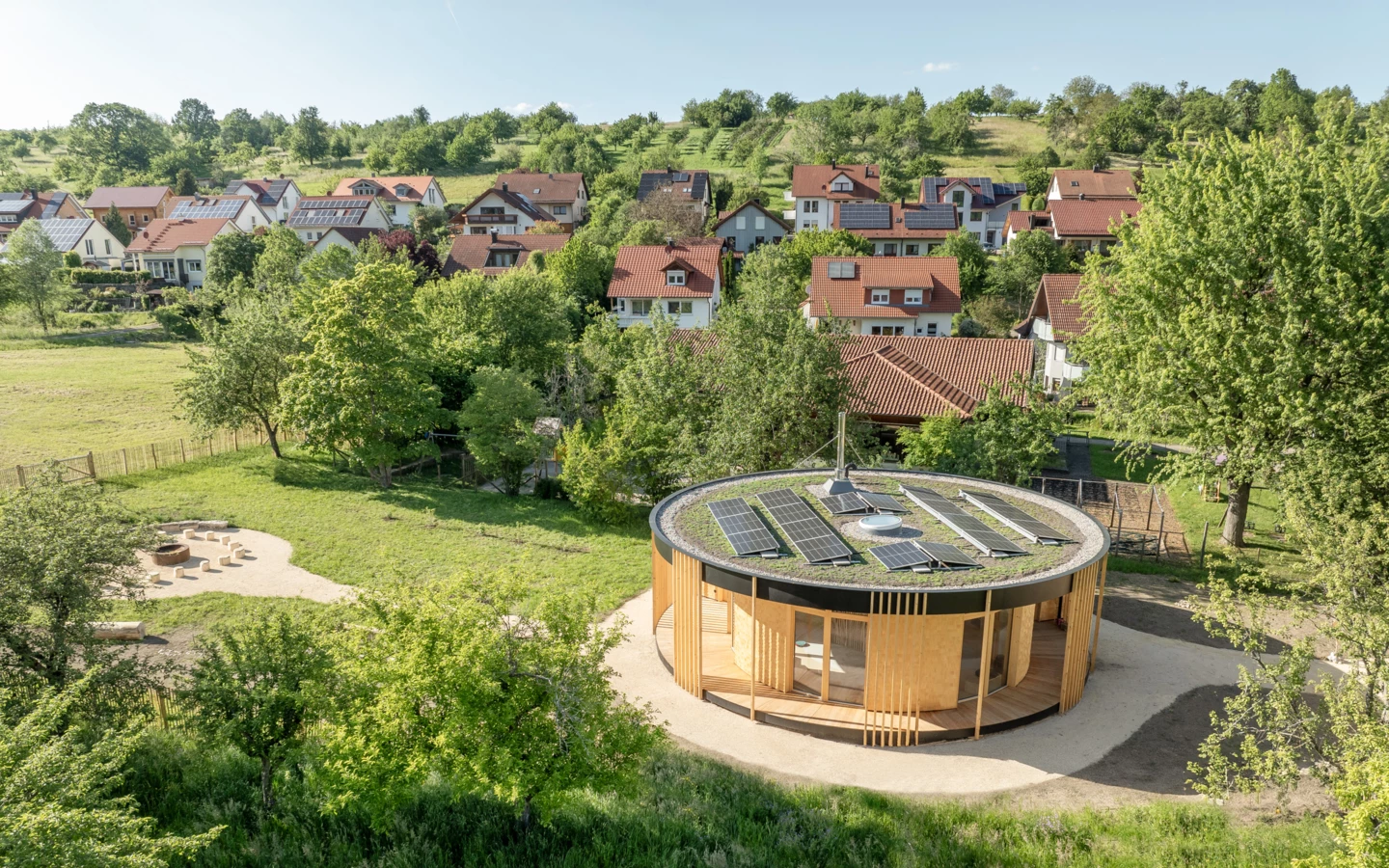 Einraum Naturkindergarten für 20 Kinder, Hepsisau (Sohm HolzBautechnik)