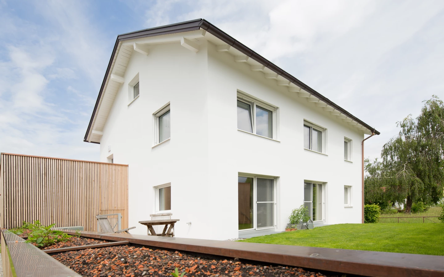 Umbau Einfamilienhaus Greussing-Pallavicini Aussenansicht