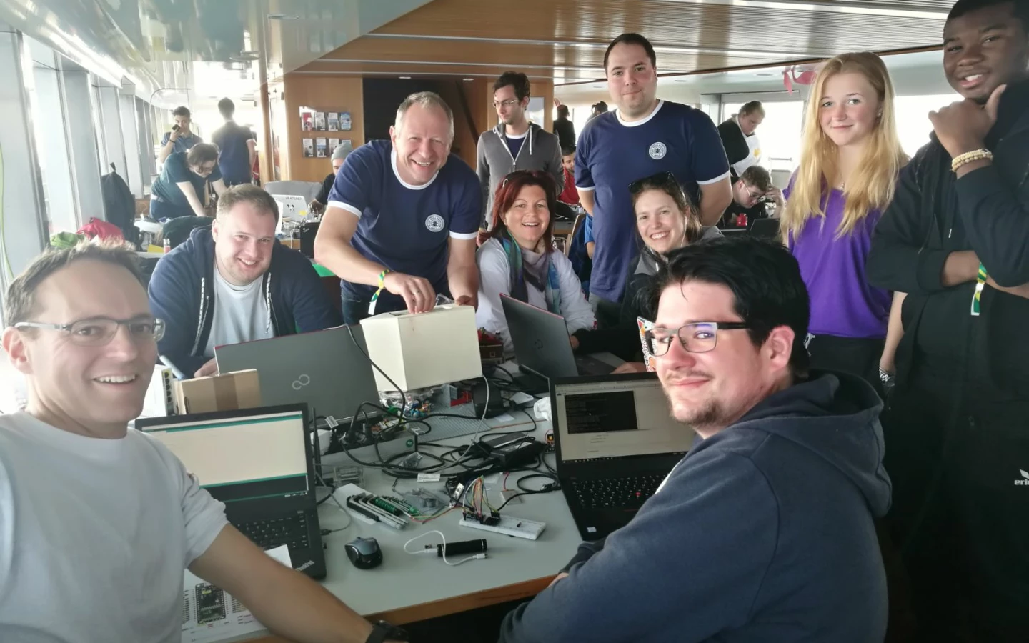 Das Rhomberg "Mixed Team" beim Umma Hüsla Hackathon 2018.