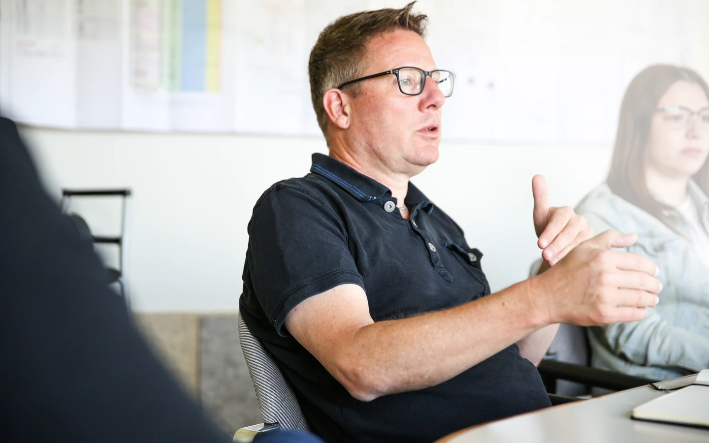 Tiefbau-Teamleiter Roland Marte im Gespräch Tiefbau-Teamleiter Roland Marte im Gespräch