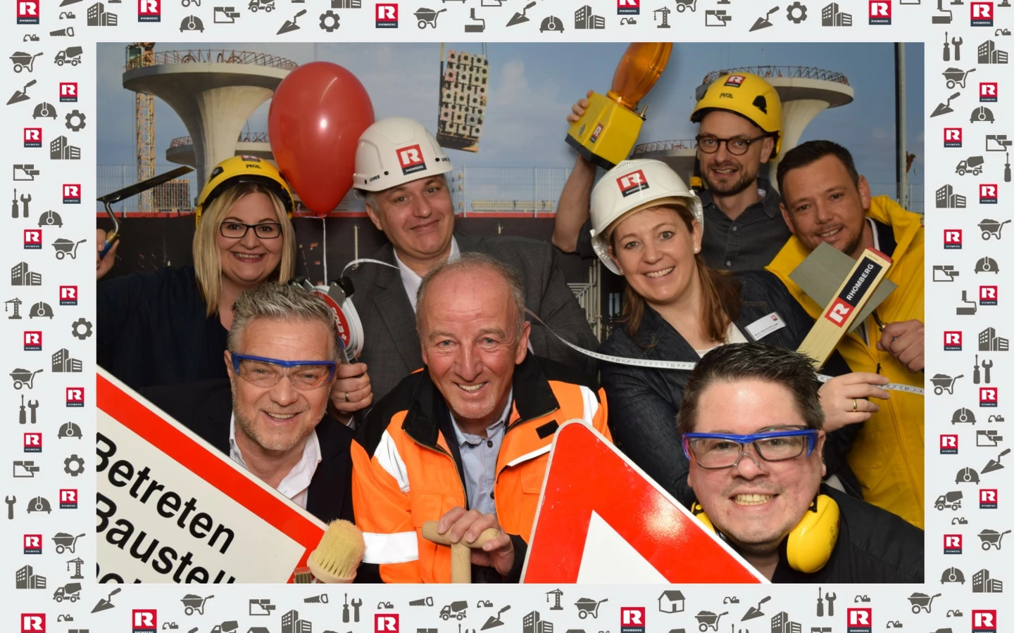 Erinnerungsfoto und Rhomberg Gewinnspiel bei der com:bau 2018 Erinnerungsfoto und Rhomberg Gewinnspiel bei der com:bau 2018