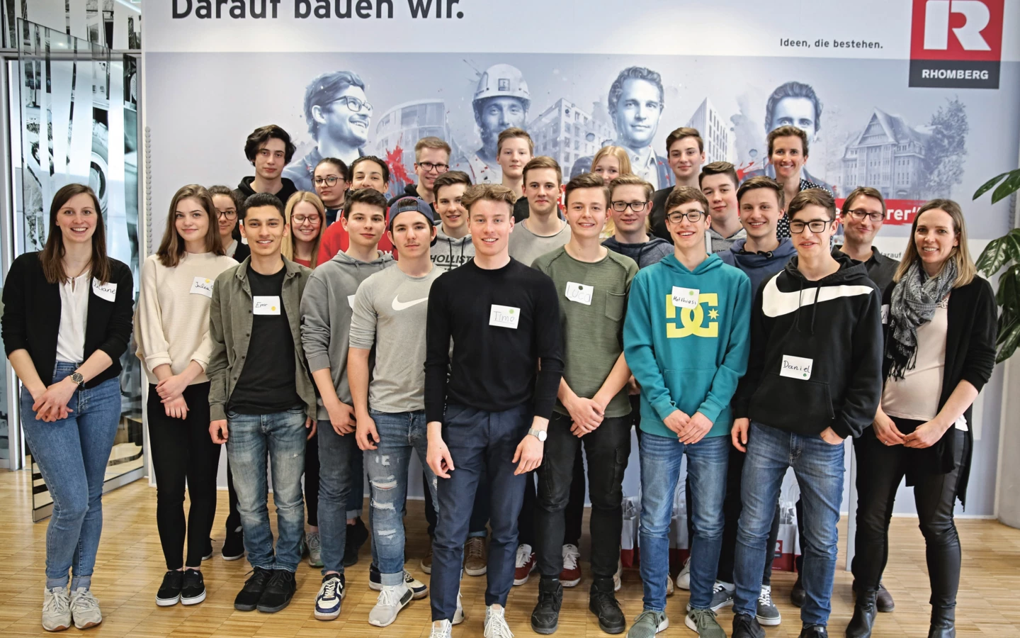 Raus aus der Schule und in die Praxis schnuppern: Bei Rhomberg ist das möglich. Raus aus der Schule und in die Praxis schnuppern: Bei Rhomberg ist das möglich.