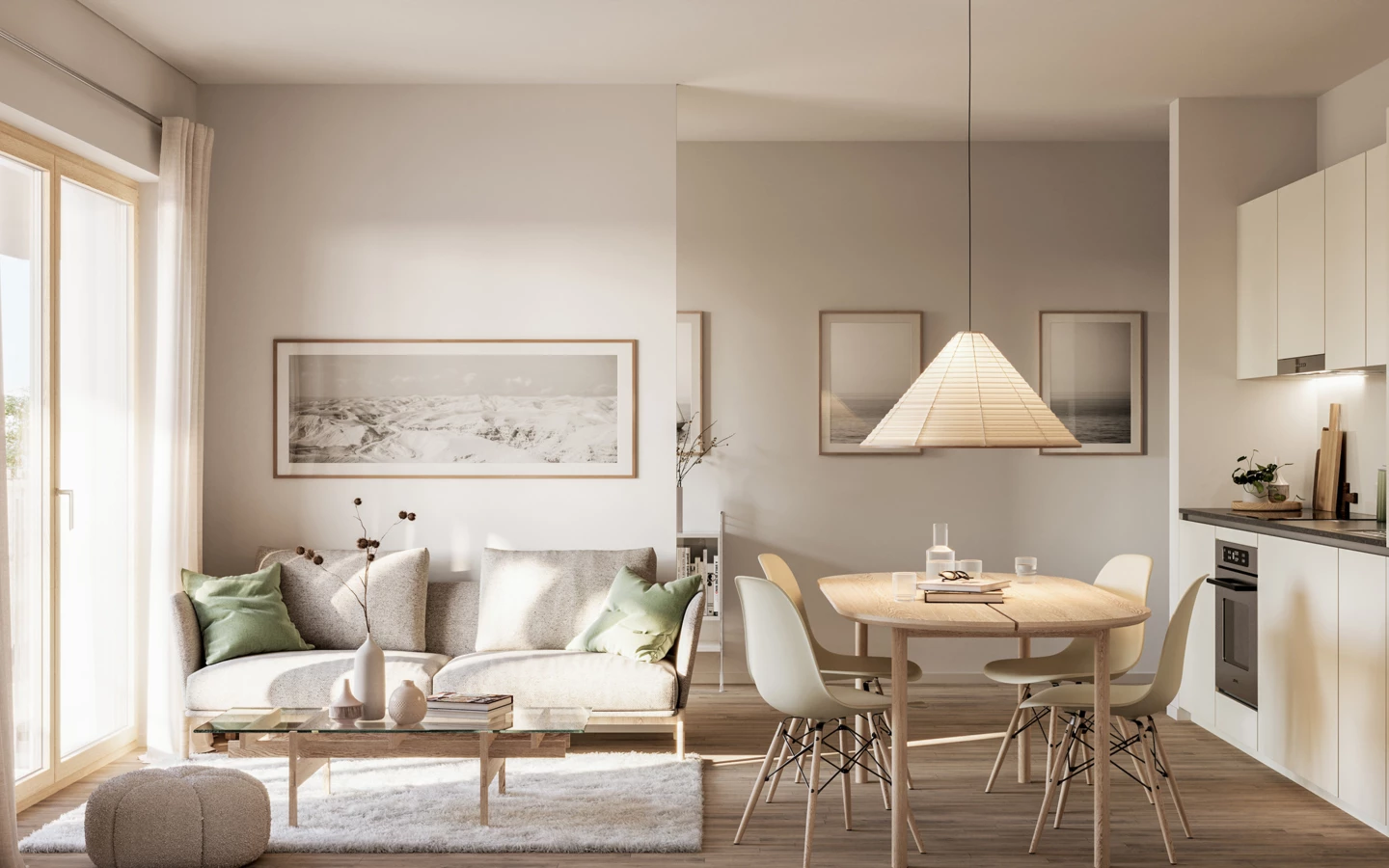 „Entlang der Siebenbürgenstraße bieten die Wohnungen des ersten Bauabschnittes ein neues Wohngefühl für rund 60 Bestandsmieter:innen.“ Bild: © BUWOG / InfinityEleven