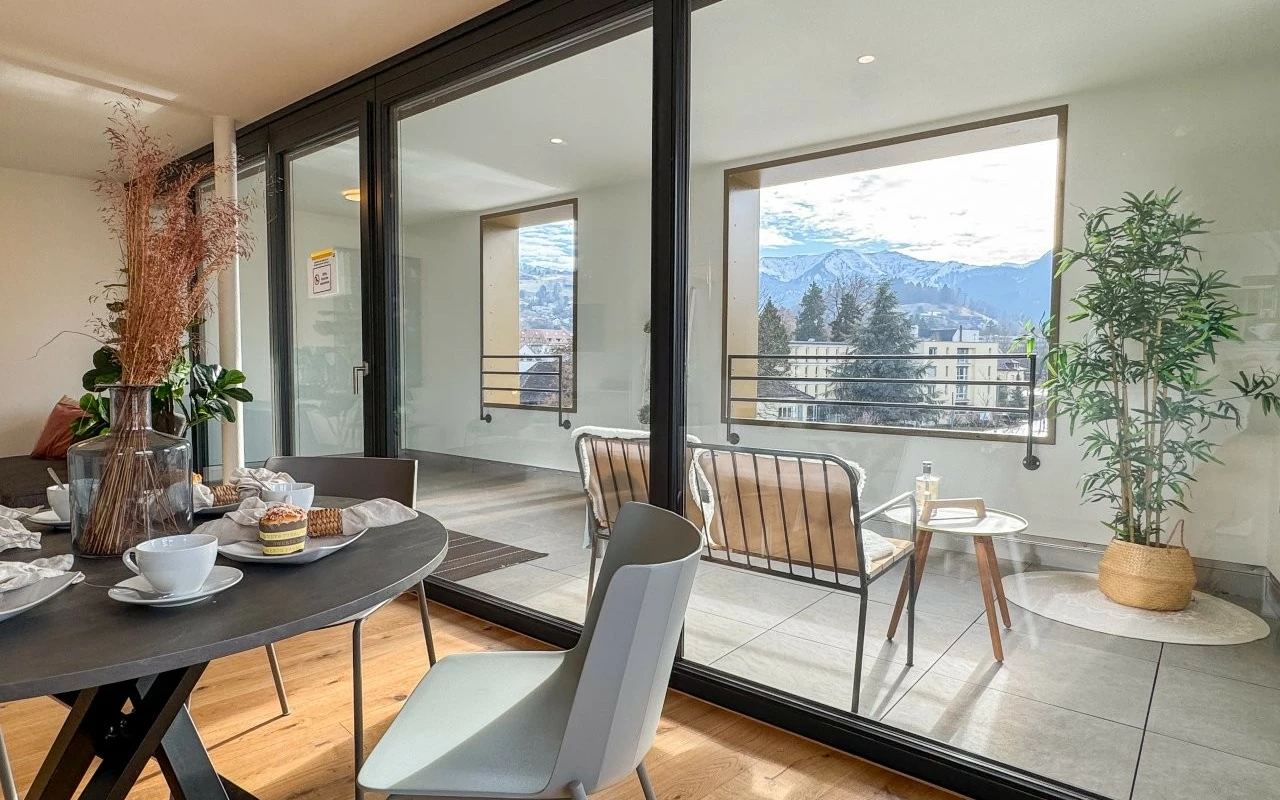 WA Kreuzgasse Musterwohnung Essen+Terrasse