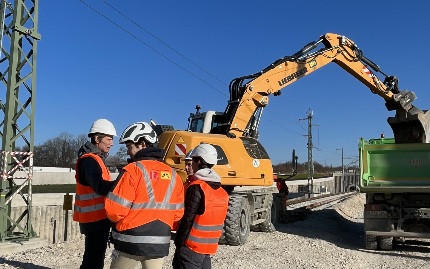 HTL Rankweil Rhomberg Bau Deutschland Bagger HTL Rankweil Rhomberg Bau Deutschland Bagger